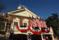 The Hall of Presidents building at the Magic Kingdom.